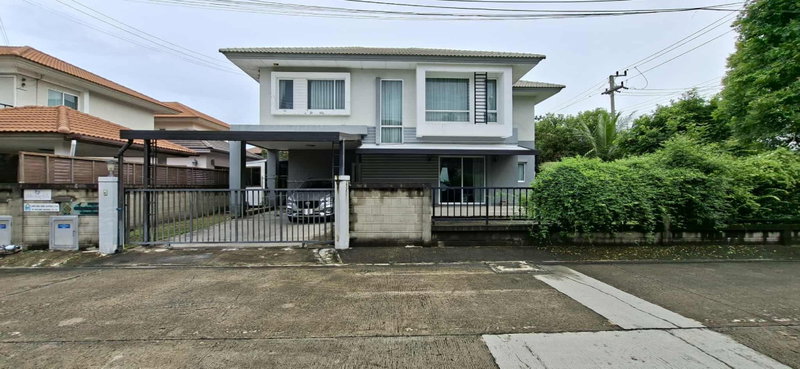 ขายบ้านเดี่ยว : ขายด่วนบ้านเดี่ยว หมู่บ้านคาซ่าวิลล์ รามอินทรา-หทัยราษฎร์ พื้นที่ 96.6 ตรว. หลังมุม ติดถนนเมนหลัก โครงการคุณภาพ ขายถูกที่สุดในหมู่บ้าน 