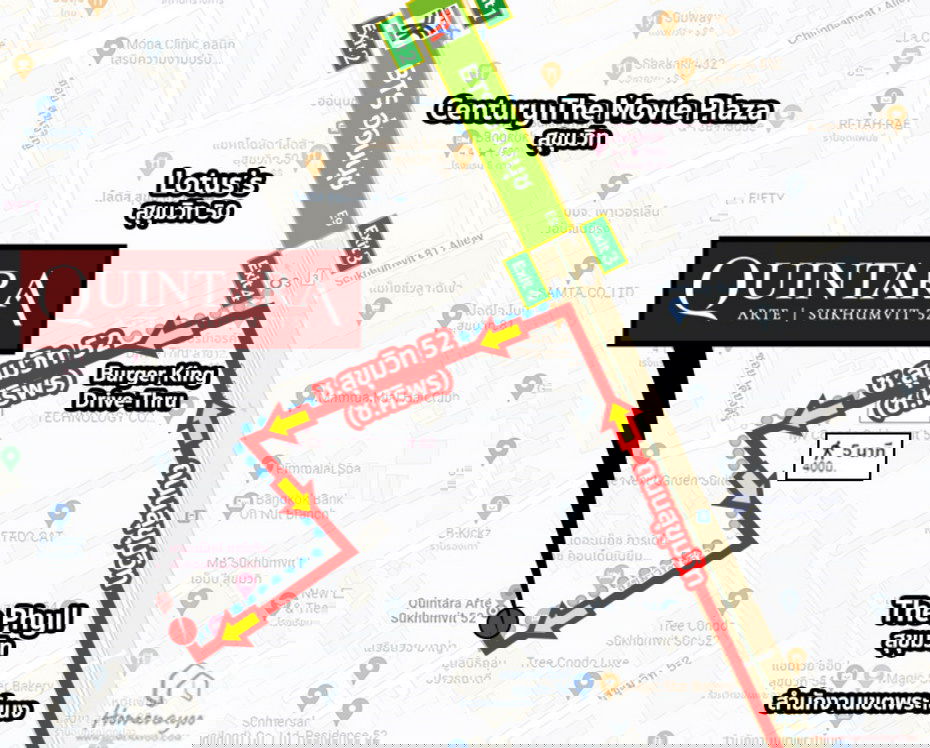 รูป Call : 064-936-3535 Condo Quintara Arte Sukhumvit 52 ใกล้ BTS อ่อนนุช 43.5 ตารางเมตร 1 Bed Plus ชั้น5 ตกแต่งครบ - รูปที่ 13/14