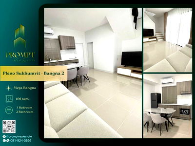 Houses for rent Bang Pu Industrial Estate : OP01870 - Pleno Sukhumvit - Bangna 2