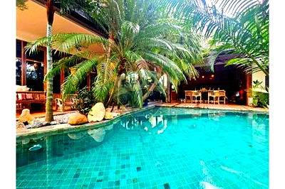 Houses for sale Hua Hin Night Market : [920601002-62] Thai-Balinese Villa, 3 Bed 3.5 Bath in Hua Hin, Khao Tao For Sale