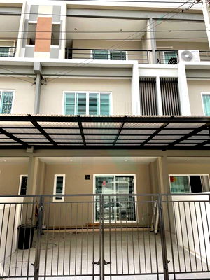 Townhouses for sale Central Plaza Westgate : 📌 For Sell Town house VISION SMART LIFE BANGPLU MRT STATION - RATTHANATHIBET 3-story 3 bedroom 3 bathroom