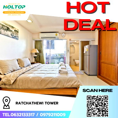 Condos for rent Airport Link Ratchaprarop : #R8572 🎉 040169 Condo for Rent: Ratchathewi Tower