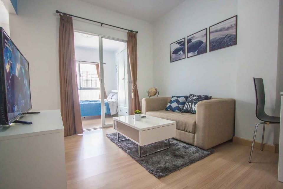 รูป ให้เช่า เดอะ คิทท์ คลองหลวง มีเฟอร์นิเจอร์+เครื่องใช้ไฟฟ้าครบ - รูปที่ 2/6