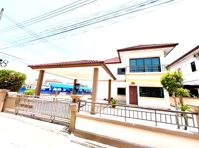 บ้านเดี่ยวให้เช่า : ให้เช่าบ้านเดี่ยวหลังใหญ่หลังมุม ม.ธารดารา ไร่กล้วย ศรีราชา