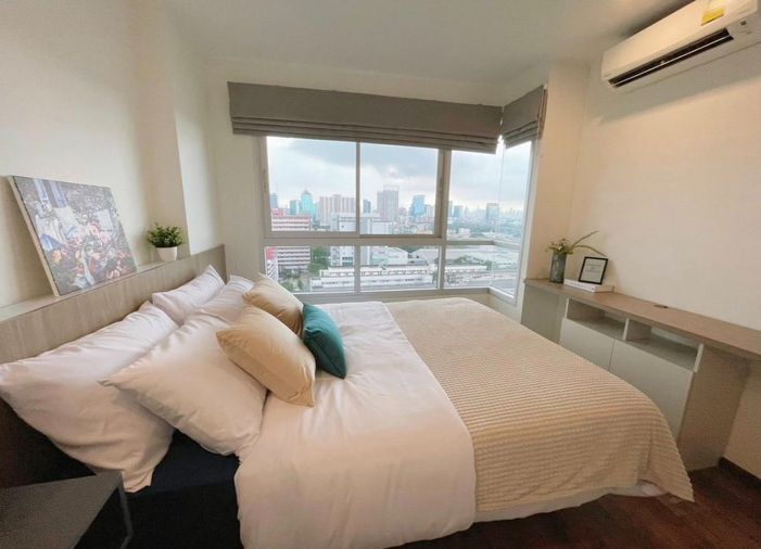 ให้เช่าคอนโด ยู ดีไลท์ รัชวิภา ชั้น 22 ห้อง 30.5 ตร.ม.เฟอร์ครบ แอร์ 2 ตัว เฟอร์ครบ พร้อมอยู่ ใกล้ SCB Park (TR1241)