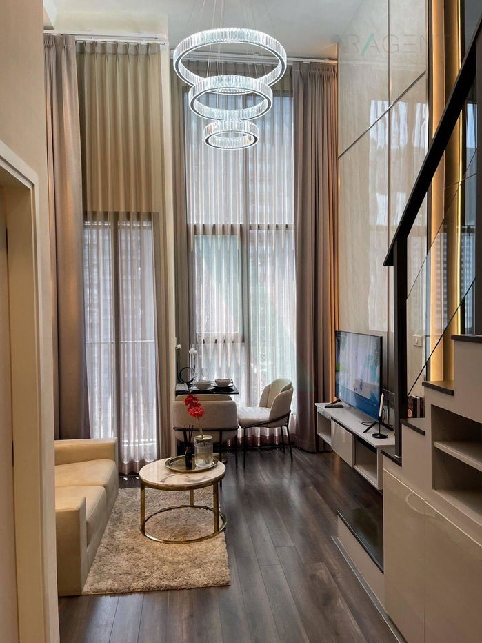 picture For Rent Condo KNIGHTSBRIDGE SPACE RAMA 9 Building 1, Floor 12A,Duplex, Room size 23 sqm - 6/8