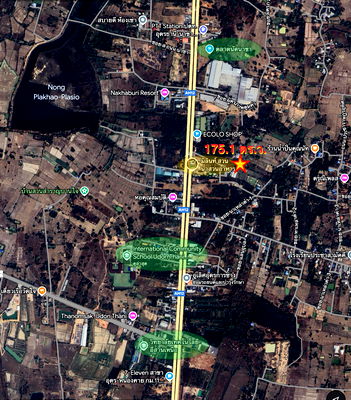 ที่ดิน เมืองอุดรธานี อุดรธานี : ขายที่ดินถมแล้ว ติดถนนเทศบาลหลังตลาดใกล้ รร.นานาชาติ ย่านนาข่าอุดรธานี