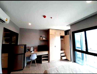 คอนโดให้เช่า : เดอะทรีหัวหมาก อินเตอร์เช้นจ์ Studio ชั้น 6 ขนาด 23.02 ตร.ม. เช่า 11,500 บาท/เดือน Ready to move in 