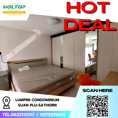 Condos for rent : #R8580 🎉 040169 Condo for Rent: Lumpini Condominium Suan Plu-Sathorn