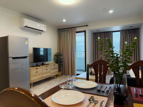🚩 For Rent Condo SI PHRAYA RIVER VIEW Building 1, Floor 15,2 bed room, Room size 63 sqm