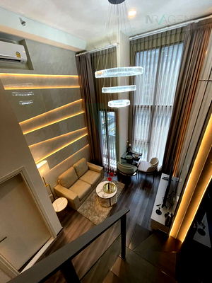 Condos for rent Asok-Dindang Road : 🔺 For Rent Condo KNIGHTSBRIDGE SPACE RAMA 9 Building 1, Floor 12A,Duplex, Room size 23 sqm