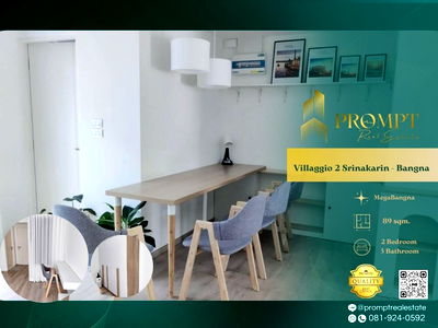 Houses for rent Bang Pu Industrial Estate : UV01766 - Villaggio 2 Srinakarin - Bangna