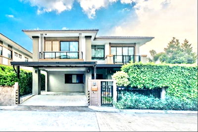 บ้านเดี่ยวให้เช่า : ให้เช่าภัสสร เพรสทีจ บางนา-สุวรรณภูมิ (Passorn Prestige Bangna-Suvarnabhumi) อยู่ถนนกิ่งแก้ว ต.ราชาเทวะ อ.บางพลี