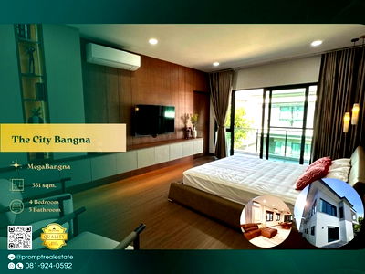 Houses for rent Suwannaphum International Airport : ST13755 - The City Bangna (New Project)