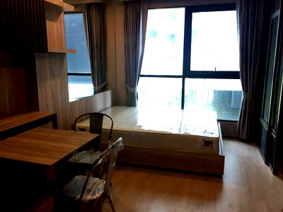 คอนโดให้เช่า : ให้เช่า Ideo Q จุฬา Studio 24 ตรม ห้องสวย แต่งครบ