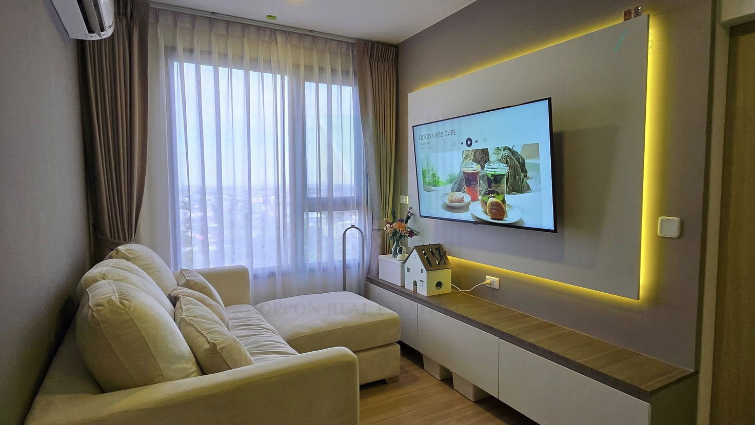 picture ð For Rent Condo CHEWATHAI KASET-NAWAMIN Building 1, Floor 15,2 bed room, Room size 44.00 sqm - 3/8