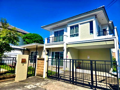 Houses for rent วิทยาลัยการปกครอง : For Rent: 2-Storey Detached House on Main Road Passorn Prestige Rangsit–Khlong 2. A well-maintained detached home in a prime location