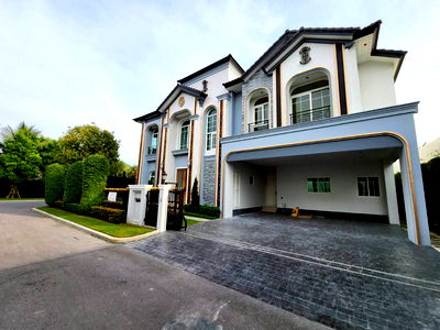 บ้านเดี่ยว ม.กรุงเทพธนบุรี : ขายบ้านเดี่ยวหรู เดอะแกรนด์ ปิ่นเกล้า ติด ถ.พระบรม แบบบ้านใหม่ 4ห้องนอน พร้อมสระ 4-5จอด แปลงส่วนตัว จาก 29.9mb เหลือเพียง 24.5 ล้านบาท!! 