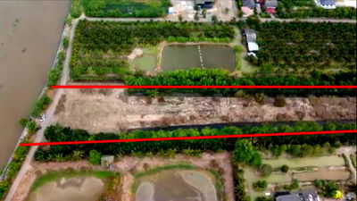 ที่ดิน บางคล้า ฉะเชิงเทรา : ขาย ที่ดินสวย ริมแม่น้ำบางปะกง วิวท้องคุ้งแม่น้ำ อ.บางคล้า จ.ฉะเชิงเทรา 10 ไร่, 3 งาน, 40 ตร.ว.