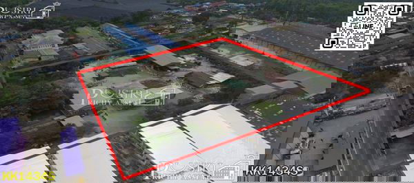 รูป ขายที่ดิน 7 ไร่ พร้อมพื้นที่ใช้สอย ลานคอนกรีตเต็มพื้นที่ มีโรงงาน โกดัง สำนักงาน อุปกรณ์และใบ รง.4 ครบถ้วน แถมติดถนน 2 ด้านในราคาที่เปล่า - KK1434S - รูปที่ 1/7