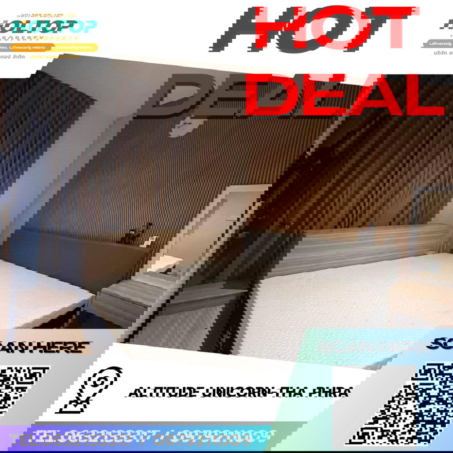 รูป #R8645 🎉 050169 ให้เช่าคอนโด Altitude Unicorn-Tha Phra - รูปที่ 1/9