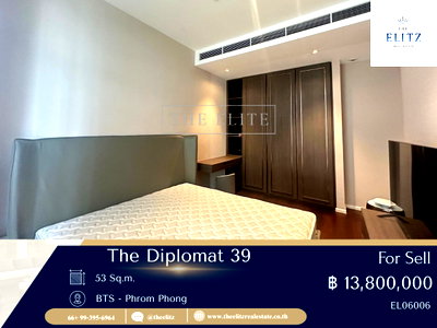 ขายคอนโด : ✨ ความหรูหราเหนือกาลเวลา The Diplomat 39 คอนโด Super Luxury ที่สวยที่สุดในพร้อมพงษ์ ❤️