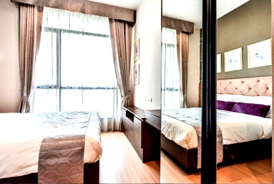 Condos for rent Golden Place Rama 9 : TYPE HUGE Balcony with green area 3B3B 180 Sq.m.  Fully Furnished Ready to move in 