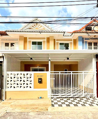 ทาวน์โฮม บางใหญ่ นนทบุรี : บ้านสวย พร้อมอยู่  ใกล้เซ็นทรัลเวสเกต  #หมู่บ้านพฤกษา 21  คลองถนน บางใหญ่    ใกล้ MRT คลองบางไผ่