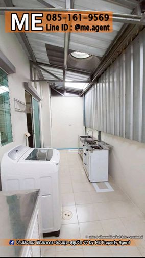 3-bed townhouse for rent, 120 sqm, 21 sq wah, VILLETTE LITE PATTANAKARN 38