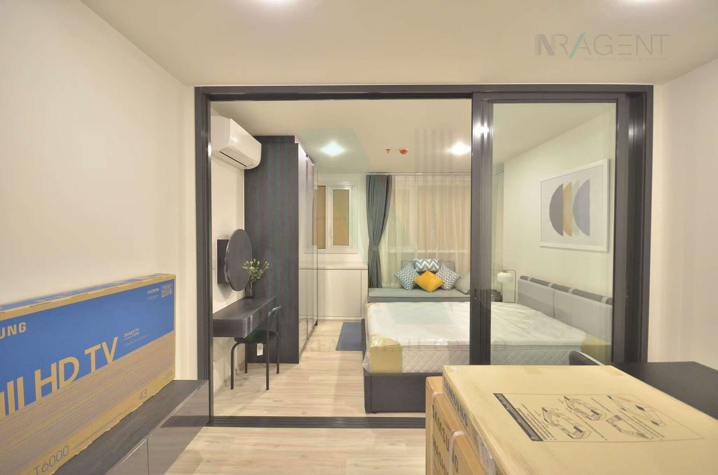 picture ð For Rent Condo XT HUAIKWANG Building 1, Floor 11,1 bed room, Room size 35 sqm - 4/8