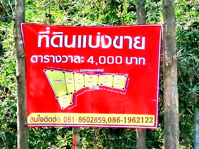 ที่ดิน ลำปาง : ที่ดินตำบลพิชัย หลัง รพ.ค่ายฯ เมืองลำปาง ทำเลสวย เพียง ต.ร.ว.ละ 4,000 บาท