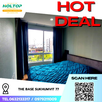 คอนโดให้เช่า : #R8641 🎉 050169 ให้เช่าคอนโด THE BASE Sukhumvit 77 
