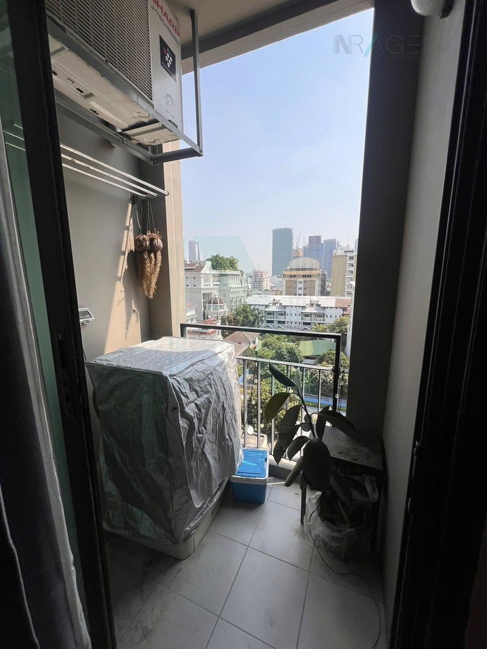 รูป 🎉 ให้เช่าคอนโด แอสปาย อโศก-รัชดา อาคาร A ชั้น 8 1 ห้องนอน ขนาด 25.00 ตรม ใกล้ ตลาดดินแดง - รูปที่ 6/8