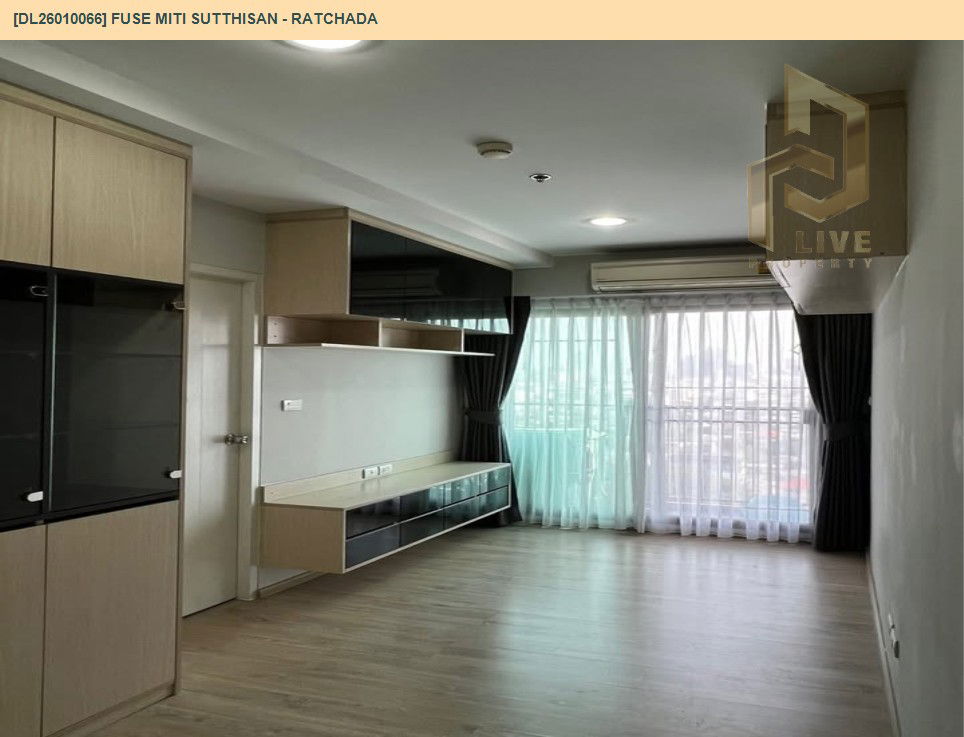 picture DL26010066 Condo for sale, Fuse MiTi Sutthisan - Ratchada near MRT สุทธิสาร , ready to move in, call urgently 0656133286 LineID @534wlwof - 2/12