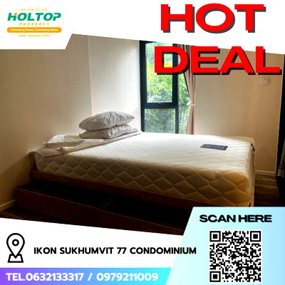 คอนโดให้เช่า : #R8606 🎉 050169 ให้เช่าคอนโด IKON SUKHUMVIT 77 CONDOMINIUM