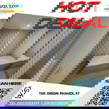 #R8638 🎉 050169 Condo for Rent: The Origin Phahol 57