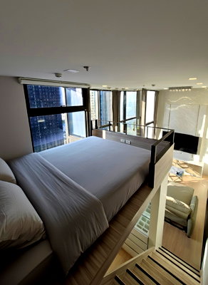 คอนโดให้เช่า : ให้เช่าChewathai Residence Asoke 2 นอน  สวย วิวเมือง วิวสวน