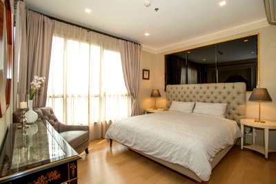 คอนโดให้เช่า : P-44471 วิวเมืองสวย 38,000 บ.! HQ by Sansiri ใกล้ BTS พร้อมพงษ์ Line Id @easythaihome 085-592-2897