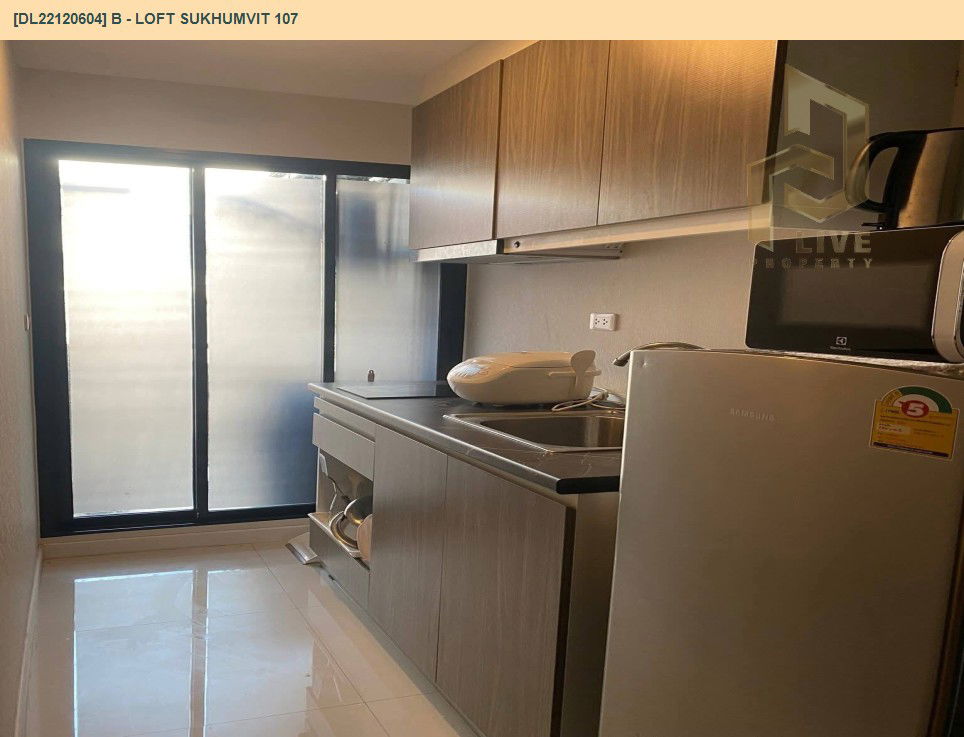 picture DL22120604 Condo for rent, B - Loft Sukhumvit 107 near BTS Bearing, ready to move in, call urgently 0638692663 LineID @257sxzzu - 4/8