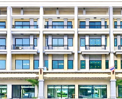 เช่าอาคารพาณิชย์ เขตคลองสามวา : หทัยราษฏร์ รามอินทรา 105-111 ให้เช่าอาคารพาณิชย์ 4ชั้น ทำเลถนนใหญ่ พระยาสุเรนทร์ MRTนพรัตน์ 2.4 กม. ใกล้รถไฟฟ้าสายสีชมพู