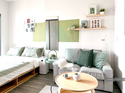 Condos for rent : For rent, Ideo Chula-Samyan STUDIO, Floor 20, Building A, near Samyan Mitrtown.