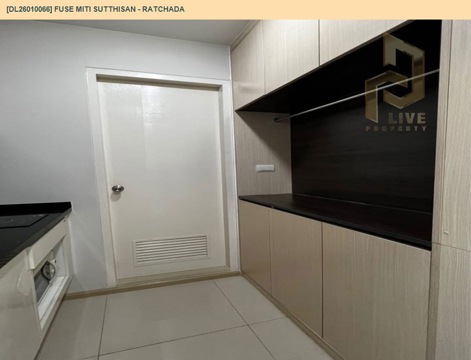 picture DL26010066 Condo for sale, Fuse MiTi Sutthisan - Ratchada near MRT สุทธิสาร , ready to move in, call urgently 0656133286 LineID @534wlwof - 8/12