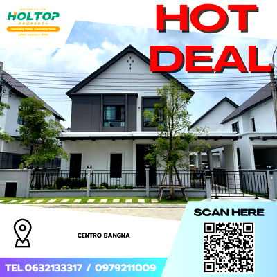 บ้านเดี่ยวให้เช่า : #Z3966💥 050169 🔥ให้เช่าบ้าน Centro Bangna