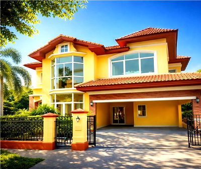 เช่าบ้านเดี่ยว ธัญบุรี ปทุมธานี : 4นอน 118ตร.วา. 310ตร.ม ติดถนนรังสิต-นครนายก คลอง 3 เช่าบ้านภัสสร 2 ชั้น พร้อมบ่อปลาขนาดใหญ่รร.นานาชาติสยาม 1.2 กม.5 น้ำ