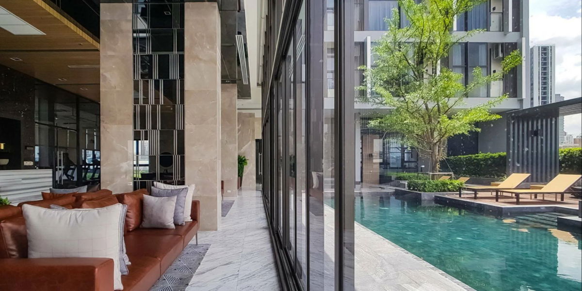 รูป ให้เช่าChewathai Residence Asoke 2 นอน สวย วิวเมือง วิวสวน - รูปที่ 14/19