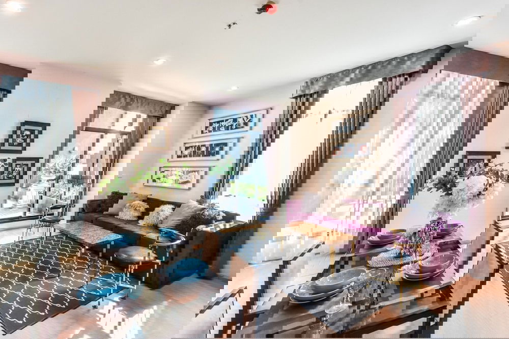 picture Sale !! rare item, modern style!! 🔥 Code C20240300016....The Capital Ekamai - Thonglor, 3 bed, 3 bath, Built-in decorations, Special Deal!!📣📣 - 2/8