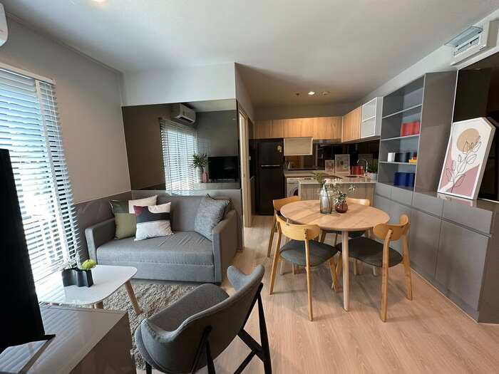 รูป 💥💥ให้เช่าคอนโด Nue Noble Ngamwongwan 2นอน, 1น้ำ 35 ตร.ม.ชั้น 3 พร้อมอยู่!! สนใจสอบถาม LINE ID: @atfirm 💥💥 - รูปที่ 2/8