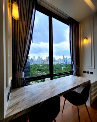 Condos for rent : Muniq Langsuan | 1BR 55 sq.m. Open View, Near BTS | Rent 72,000 THB