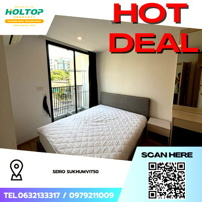 Condos for rent : #Z3972💥 050169 🔥 Condo for Rent: Serio Sukhumvit 50