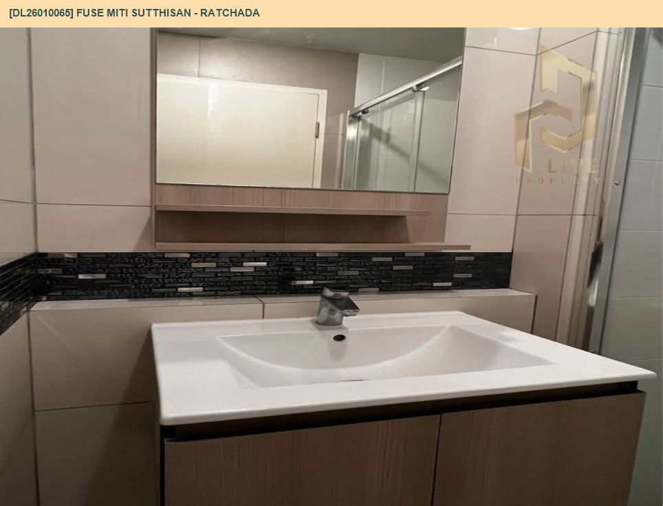 picture DL26010065 Condo for rent, Fuse MiTi Sutthisan - Ratchada near MRT สุทธิสาร , ready to move in, call urgently 0614453194 LineID @162cjixi - 10/12